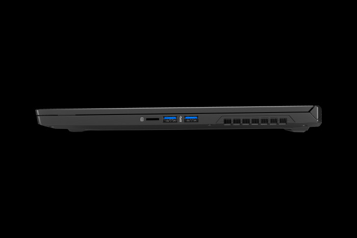 Rechts sind USB-Ports und der microSD-Kartenleser zu finden. Die übrigen Ports sind an der Rückseite untergebracht